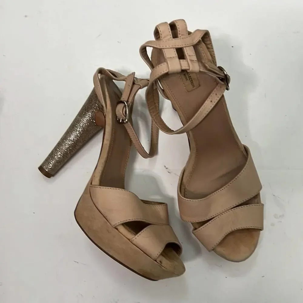 ZARA BASIC COLLECTION SANDALS SIZE‎ 38 - Picture 2 of 4